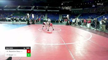 113 lbs Consi Of 8 #2 - Kai Napadow Baquero, Winchester vs Penn Boger, Concord-Carlisle