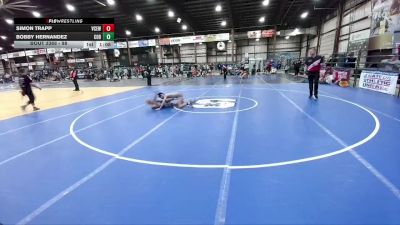 98 lbs Round 5 - Simon Trapp, Valley City Express Wrestling vs Bobby Hernandez, Cody