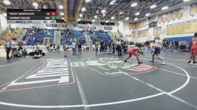 157 lbs Cons. Round 4 - Robert Zigler, Top Gun Wrestling Academy vs Ricky Montalvan, Maximum Performance