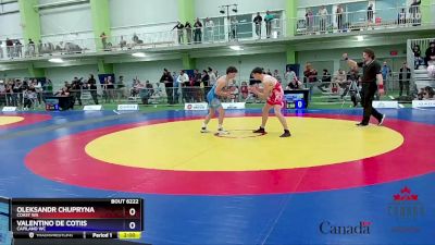 71kg Semifinal - Oleksandr Chupryna, Coast WA vs Valentino De Cotiis, Capilano WC