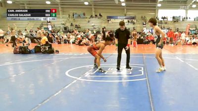 132 lbs Rr Rnd 2 - Carl Andrade, Iron Forge WC - HSB vs Carlos Salazar, Vougars Wrestling - HSB