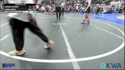 130 lbs Consolation - Kaiden Kromer, F-5 Grappling vs Annix Smith, Kiefer Youth Wrestling Club
