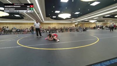 58 lbs Round Of 16 - Elizabeth Graeber, Idaho Gold vs Jori Saribay, Nakamura Wrestling