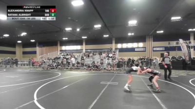 94 lbs Quarterfinal - Alexandria Knapp, Threshold WC vs Natana Albright, Dark Horse