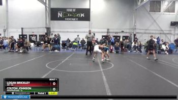 68 lbs Semis (4 Team) - Logan Brickley, 4M vs Colton Johnson, Headhunters