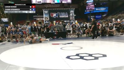126 lbs Cons. Rd Of 128 - Logan Schad, Wisconsin vs Caden Steinbeck, Ohio