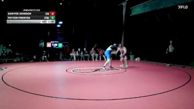 189 lbs Sawyer Johnson, Stillwater vs Peyton Preston, St. Micheal Albertville