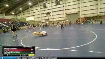 102 lbs Champ Round 1 (16 Team) - Nathan Gugelman, Idaho 1 vs Taysen Brown, INWTC
