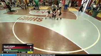 46-52 lbs Round 3 - Elliot Pitsch, Junior Gales WC vs Noah Fix, Round Mountain Dragons