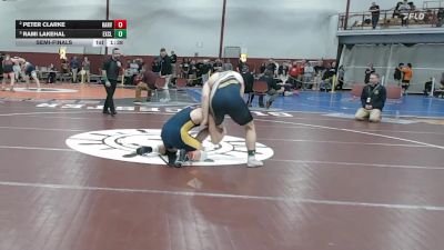 190 lbs Semifinal - Peter Clarke, Hanover vs Rami Lakehal, Excel Academy