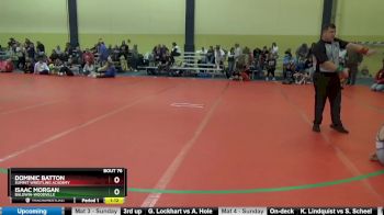 110 lbs Round 5 - Dominic Batton, Summit Wrestling Academy vs Isaac Morgan, Baldwin-Woodville