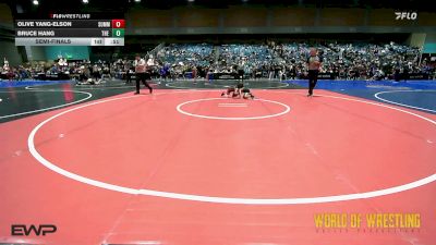 40 lbs Semifinal - Olive Yang-Elson, Summit Wrestling Academy vs Bruce Hang, The Valley Wrestling Club