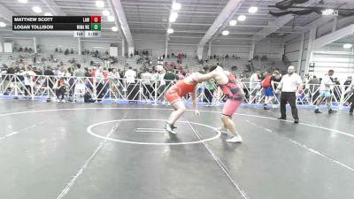 285 lbs Round Of 64 - Matthew Scott, LAW Blue - HSB vs Logan Tollison, MICHIGAN MAFIA WC - HSB