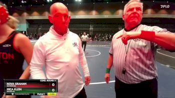 145 lbs Cons. Round 3 - Mica Klein, Douglas vs Nova Graham, Silverton