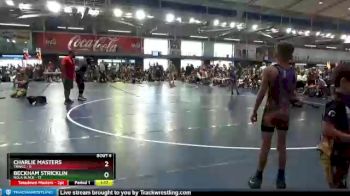 55 lbs Round 2 (8 Team) - Charlie Masters, TNWCC vs Beckham Stricklin, NOLA Black