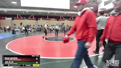 217 lbs Semifinal - Ryan George, Montgomery High School vs Joe Ellis, Vintage High School