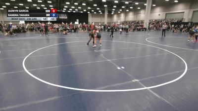 235 lbs Cons. Quarters - Jazmyn Garcia, Nebraska vs Sandra Takara, Bison Wrestling Club