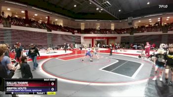 132 lbs Cons. Round 3 - Griffin Houts, Norman North High School Wrestling vs Dallas Thorpe, Owasso Wrestling Club