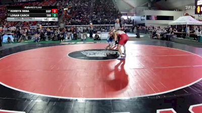 6A 132 lbs Cons. Round 1 - Korbyn Sena, Nampa vs Logan Casch, Timberline