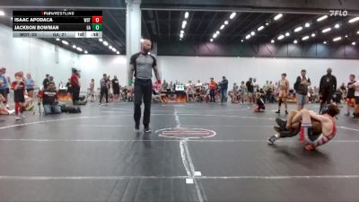 108 lbs Finals (8 Team) - Isaac Apodaca, Washington Dual Team vs Jackson Bowman, The Factory