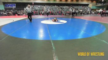 61 lbs Semifinal - Robert Gibbs, Backyard Brawlers vs Ezequiel Gutierrez, Red Wave Wrestling