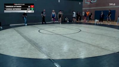 157 lbs Round 2 - Brendan Attinger, Idaho vs Joshua Gutierrez, Bear Lake Wrestling Club