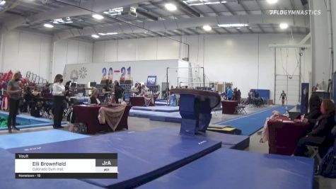 Elli Brownfield - Vault, Colorado Gym Inst. - 2021 Region 3 Women's Championships