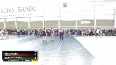 190 lbs Quarterfinal - Mikaylee Stitcher, Bingham vs O`dessa Laititi, Westlake