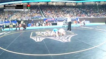 D3-106 lbs 1st Place Match - Dylan Phillips, Laingsburg vs Dom Sindone, Dundee