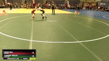 85 lbs Cons. Round 2 - Camden Welch, Wabasso vs Noah Hill, Benson