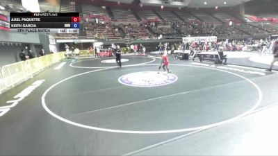 71 lbs 5th Place Match - Axel Paquette vs Keith Garcia, Red Wave Wrestling