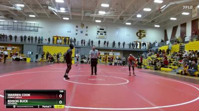 126 lbs Quarterfinal - Edison Buck, Newberg vs Warren Cook, Forest Grove