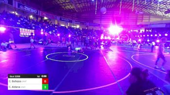 120 lbs Consi Of 8 #1 - Caleb Ballejos, Unattached vs Charles Aldana, Unattached