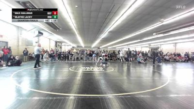 125 lbs Quarterfinal - Max Hallman, Northumberland vs Blayke Lacey, Wind Gap