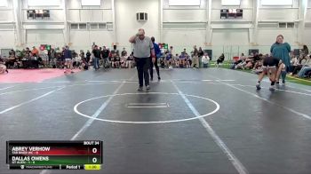 106 lbs Round 7 (10 Team) - Abrey Verhow, Tar River WC vs Dallas Owens, GT Alien - 1