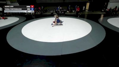 110 lbs Kiana Lien, SCVWA - Santa Clara Valley Wrestling Association vs Tessa Fortenbaugh, OCWA - Orange County Wrestling Association