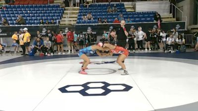 115 lbs Champ. Rd Of 64 - Isabella Crompton, Michigan vs Maya Alvarado, Florida