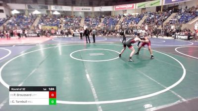 155 lbs Round Of 32 - Paul Broussard, Little Warriors vs Clayton Turnbull, Milliken Middle School