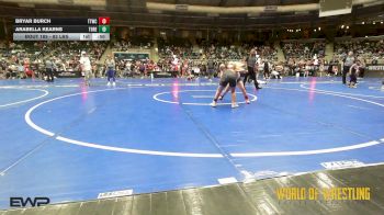 82 lbs Consi Of 4 - Bryar Burch, Team Tulsa Wrestling Club vs Arabella Kearns, Threestyle