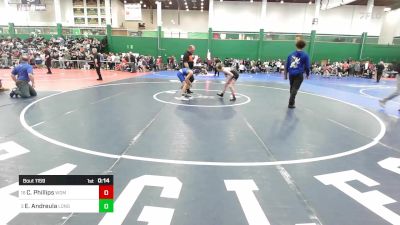 101 lbs Consi Of 4 - Chase Phillips, Ward Melville vs Ethan Andreula, Long Beach
