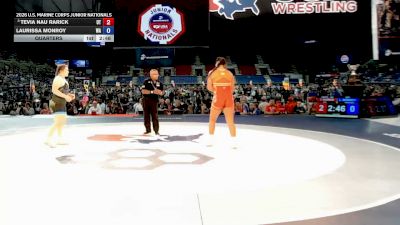 190 lbs Quarters - Tevia Nau Rarick, Utah vs Laurissa Monroy, Washington
