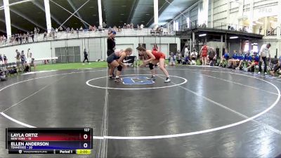 127 lbs Placement Matches (8 Team) - Layla Ortiz, New York vs Ellen Anderson, Tennessee