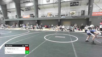 95 lbs Consolation - Cato Rickel Cruz, Team Aggression vs Ethan Park, Mat Demon WC