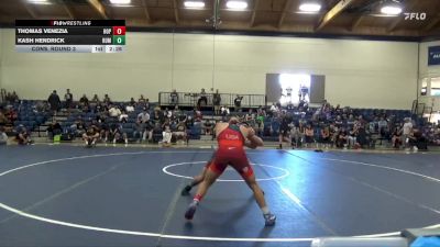 165 lbs Cons. Round 3 - Kash Hendrick, Cal Poly Humbolt vs Thomas Venezia, Unattached