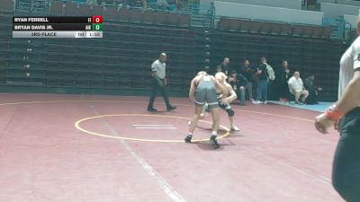 132 lbs 3rd Place - Ryan Ferrell, Fountain Inn vs Bryan Davis Jr., Aiken