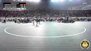 G6A-145 lbs 1st Place Match - Makaylee Cannon, Piedmont-Girls vs Ezmerelda Fuller, EDMOND NORTH-Girls