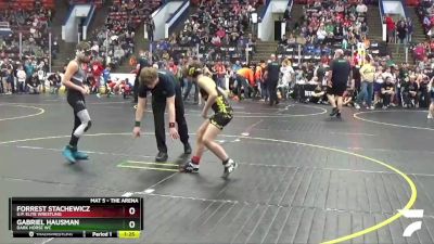 100 lbs Cons. Round 5 - Forrest Stachewicz, U.P. Elite Wrestling vs Gabriel Hausman, Dark Horse WC