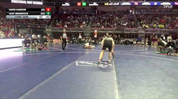 3A-132 lbs Cons. Semi - Ajay Braddock, Boone vs Nash Hanson, Southeast Polk