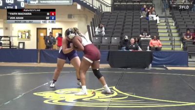 207 lbs Cons. Round 2 - Zoe Adam, Sioux Falls vs Faith Macharia, Schreiner University