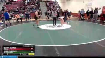 182 lbs 5th Place Match - Josef Sanchez, Natrona County vs Dusty Carter, Powell